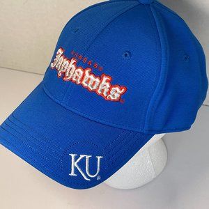Jayhawks Hat - Adjustable  Cap - Blue - NCAA Kansas